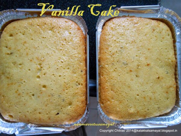 Medium-Size Foil Vanilla Cake – Soft & Fluffy Delight