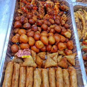 Premium Small Chops Tray - Perfect for 8-12 Guests